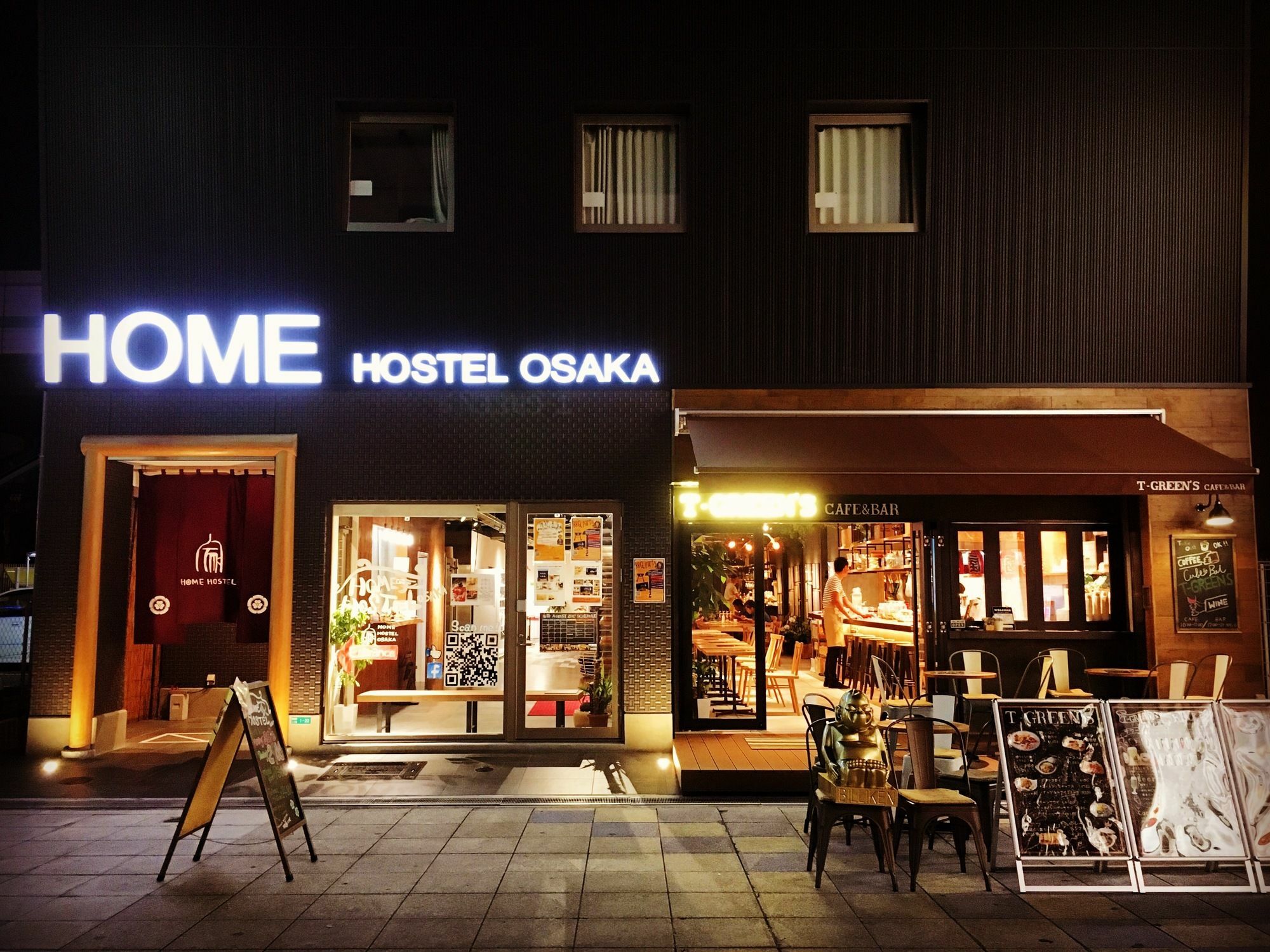 Home Hostel Осака Экстерьер фото